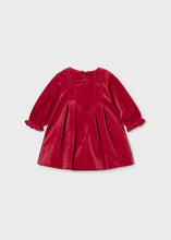 Load image into Gallery viewer, Mayoral Baby Girls Velvet Dress - Cherry
