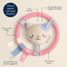 Load image into Gallery viewer, Itzy Ritzy Itzy Ring Pal™ - Teething Ring with Plush Character