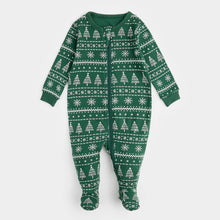 Load image into Gallery viewer, Petit Lem Baby Festive Firs on Evergreen Sleeper
