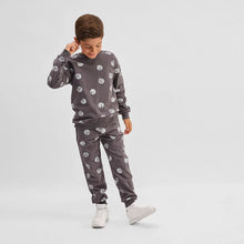 Load image into Gallery viewer, Miles the Label Boys Basketball Print on Blackened Pearl Sweatshirt