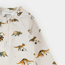 Load image into Gallery viewer, Petit Lem Baby Boys Beach Dinos & Sage Rashguard Set