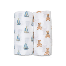 Load image into Gallery viewer, Lulujo Cotton Swaddles - 2 PK