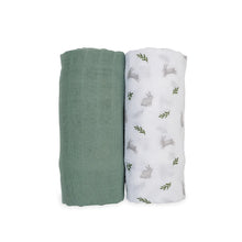Load image into Gallery viewer, Lulujo Cotton Swaddles - 2 PK