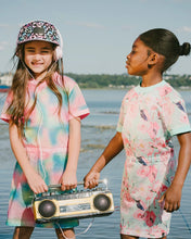 Load image into Gallery viewer, deux par deux Girls Printed Cap - Black Animal