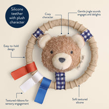 Load image into Gallery viewer, Itzy Ritzy Itzy Ring Pal™ - Teething Ring with Plush Character
