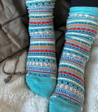 Load image into Gallery viewer, Pokoloko Print Alpaca Kids Socks
