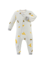 Load image into Gallery viewer, ZippyJamz Baby Organic Cotton Bee Happy Sleeper