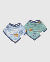 Load image into Gallery viewer, Loulou Lollipop Muslin Bandana Bib Set