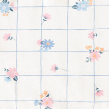 Load image into Gallery viewer, Souris Mini Baby Girls Floral & Check Romper - White