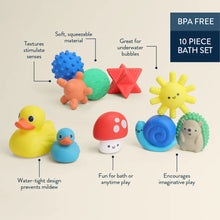 Load image into Gallery viewer, Itzy Ritzy Splash Gift Set™ 10-Piece Bath Toys