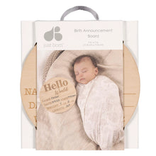 Load image into Gallery viewer, Just Born by Gerber Baby Birth Announcement Board - WOOD