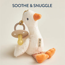 Load image into Gallery viewer, Itzy Ritzy Bitzy Pal - Natural Rubber Pacifier & Stuffed Animal