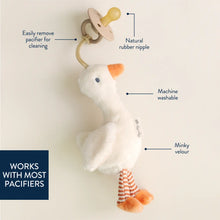 Load image into Gallery viewer, Itzy Ritzy Bitzy Pal - Natural Rubber Pacifier & Stuffed Animal