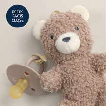 Load image into Gallery viewer, Itzy Ritzy Bitzy Pal - Natural Rubber Pacifier & Stuffed Animal