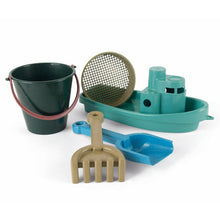 Load image into Gallery viewer, dantoy Blue Marine Toy Boat And Sand Set