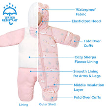 Load image into Gallery viewer, Jan & Jul Baby Snowsuit