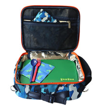 Load image into Gallery viewer, Yumbox Classic Lunch Bag - Blue Camouflage