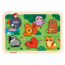 Load image into Gallery viewer, Janod Chunky Forest Puzzle