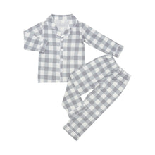 Load image into Gallery viewer, Belan.J Kids Classic Long Sleeve PJ Set - Denim Plaid