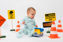 Load image into Gallery viewer, Belan.J Baby Footed Zipper Sleeper - Construction
