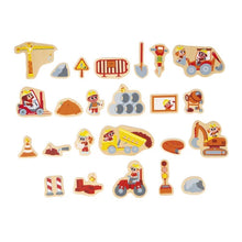 Load image into Gallery viewer, Janod Construction Equipment Magnets 24 Pieces