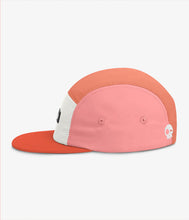 Load image into Gallery viewer, Headster Kids Runner Nylon Five Panel - Coral Kiss