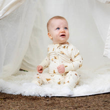 Load image into Gallery viewer, Belan.J Baby Footed Zipper Sleeper - Day Camp