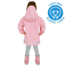 Load image into Gallery viewer, Jan & Jul Kids Fleece Lined Cozy-Dry Rain Jacket