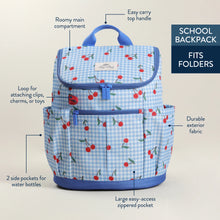 Load image into Gallery viewer, RItzy Explorer Big Kids Backpack - Cherry On Top