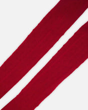 Load image into Gallery viewer, deux par deux Girls Tights With Hearts - Rumba Red