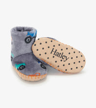 Load image into Gallery viewer, Hatley Boys Fuzzy Fleece Slippers - Monster Trucks