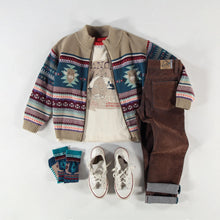 Load image into Gallery viewer, Souris Mini Boys Knit Cardigan - Beige