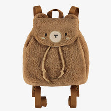 Load image into Gallery viewer, Souris Mini Sherpa Teddy Bear Backpack - Brown