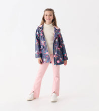 Load image into Gallery viewer, Hatley Girls Fall Floral Zip-Up Rain Jacket