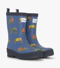 Load image into Gallery viewer, Hatley Boys Landscape Tractors Matte Rain Boots