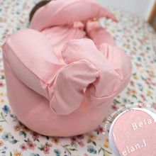 Load image into Gallery viewer, Belan.J Baby Footed Zipper Sleeper - Crystal Rose