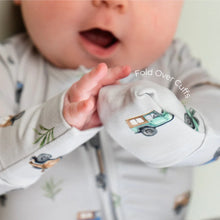 Load image into Gallery viewer, Belan.J Baby Footed Zipper Sleeper - Jeeps