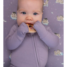 Load image into Gallery viewer, Belan.J Baby Footed Zipper Sleeper - Periwinkle