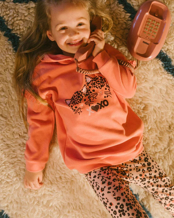 Girls leopard tights clearance