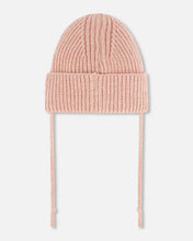 Load image into Gallery viewer, deux par deux Baby Mid Season Knit Hat w/Strings