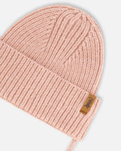Load image into Gallery viewer, deux par deux Baby Mid Season Knit Hat w/Strings