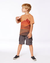 Load image into Gallery viewer, deux par deux Boys Parachute Cargo Pocket Shorts - Dark Grey