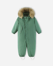 Load image into Gallery viewer, Reima Gotland Baby/Toddler ReimaTec Waterproof Snowsuit - Green Clay