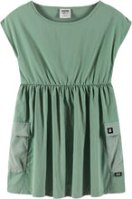 Load image into Gallery viewer, Reima Girls Mallikas Dress - Stone Green