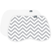 Load image into Gallery viewer, Kushies Flannel Contoured Burp Pads - 2 Pack