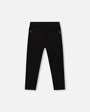 Load image into Gallery viewer, deux par deux Boys Stretch Twill Pants Black