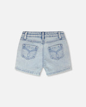 Load image into Gallery viewer, deux par deux Girls Light Blue Denim Shorts
