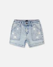 Load image into Gallery viewer, deux par deux Girls Light Blue Denim Shorts