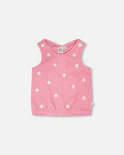 Load image into Gallery viewer, deux par deux Girls Crinkle Jersey Tank Top - Pink