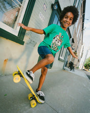 Load image into Gallery viewer, deux par deux Boys Organic Cotton Jersey T-Shirt With Print - Green